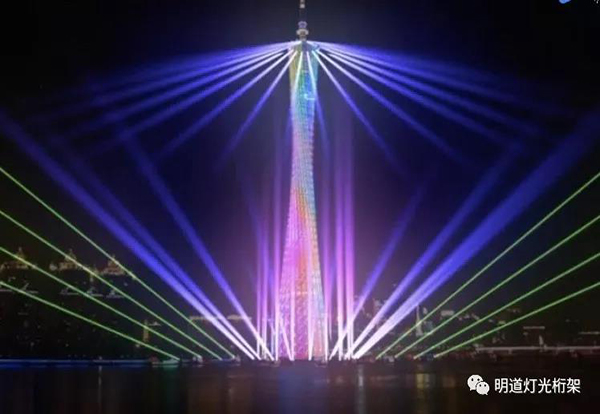 第八届广州国际灯光节盛大开幕 vinbet浩博灯光闪耀广州塔